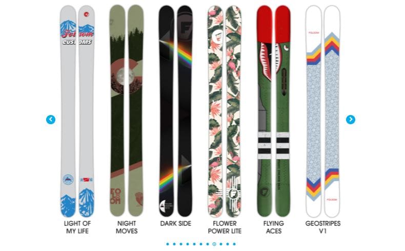 11 NEW Custom Ski Graphics For 2022-23- Folsom Custom Skis